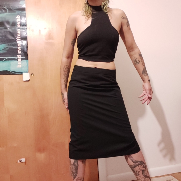 BCBG Over the Knee Skirt 6 - Picture 1 of 7
